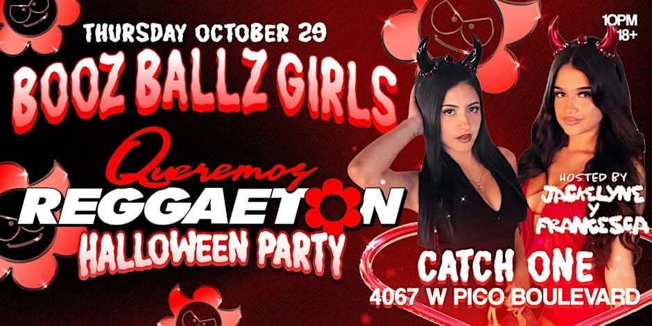 Queremos Reggaeton Halloween — Catch One · Thu Oct 29