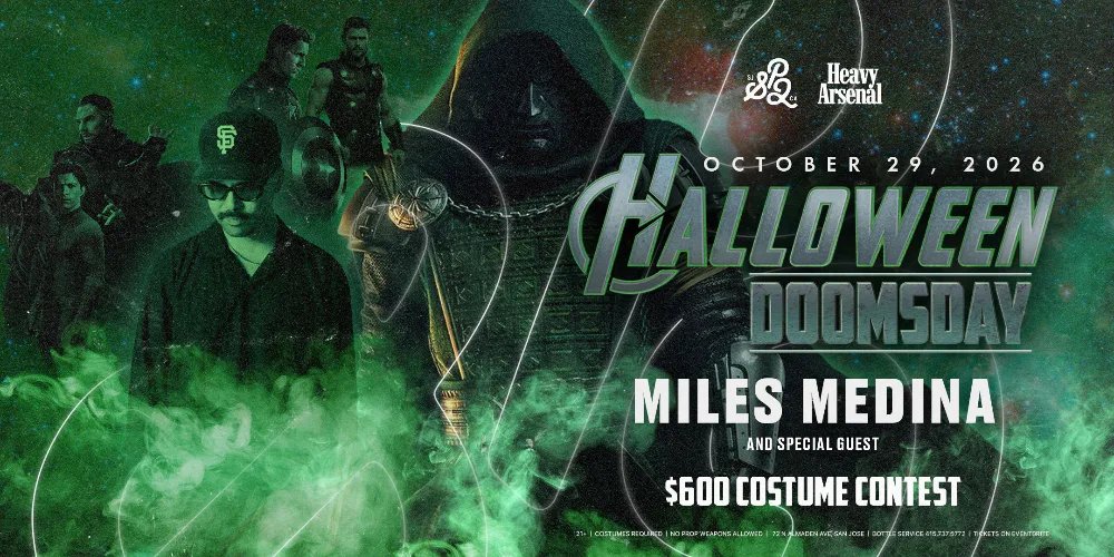 Miles Medina — SP2 Communal Bar & Restaurant · Thu Oct 29