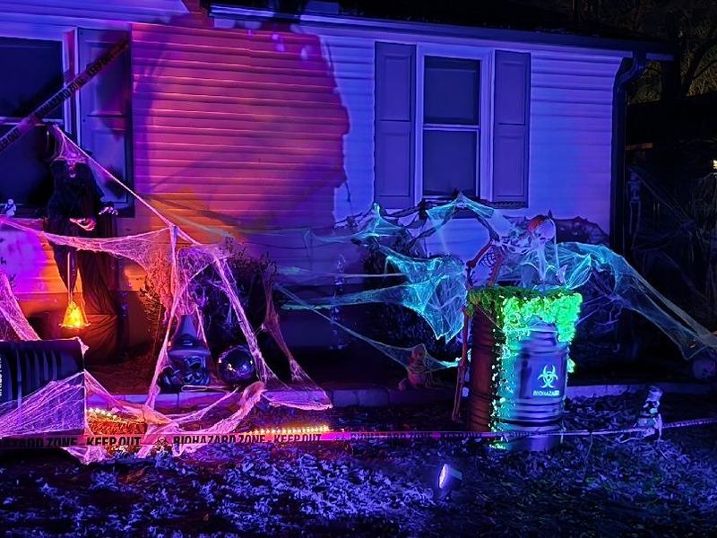 Toxic Biohazard Skeleton Graveyard