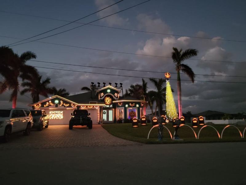 lights on 1st street