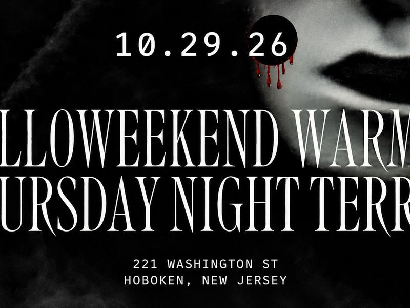 Thursday Night Terror — Madd Hatter, Hoboken · Thu Oct 29 · 9pm–2am · 21+
