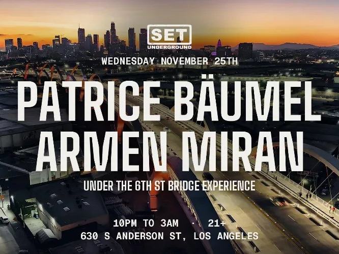 Patrice Bäumel, Armen Miran — 6th St Bridge · Wed Nov 25