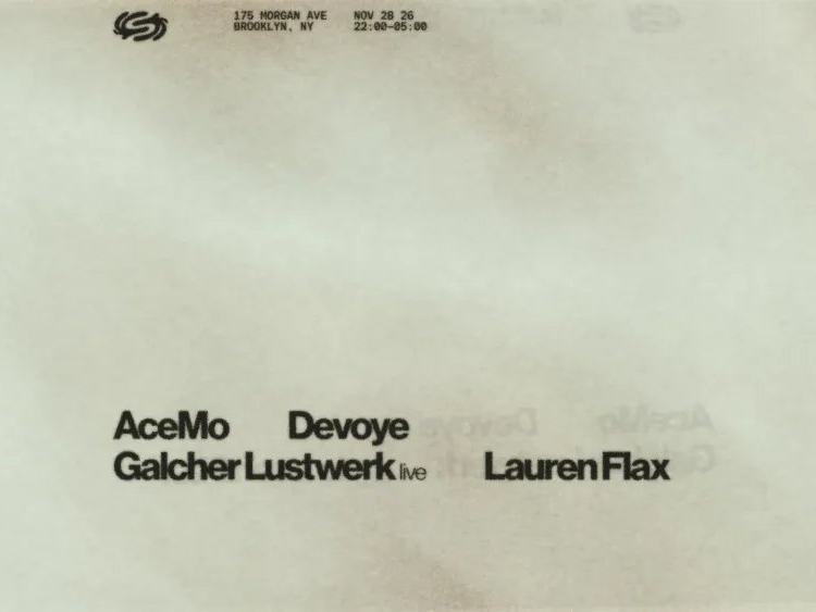 Galcher Lustwerk, AceMo, Lauren Flax, Devoye — Signal Brooklyn · Sat Nov 28