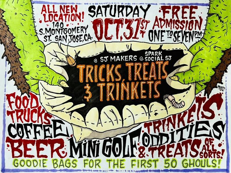 Tricks, Treats & Trinkets — Spark Social San Jose, San Jose · Sat Oct 31, 2026 · 1:00 PM – 7:00 PM · Free