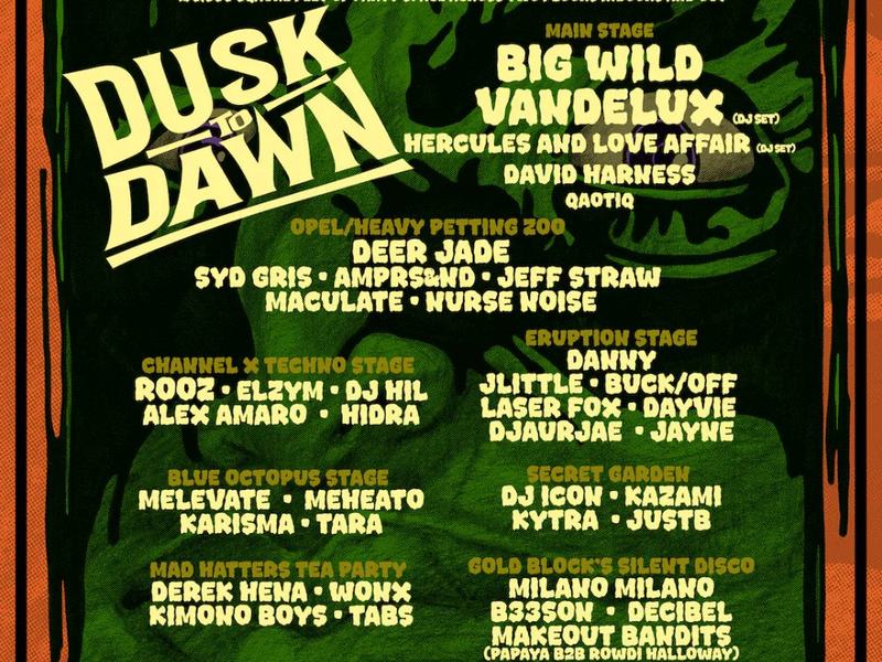 DUSK TO DAWN HALLOWEEN: Big Wild, Vandelux, Hercules & Love Affair, Qaotiq + more — Palace of Fine Arts · Sat Oct 31