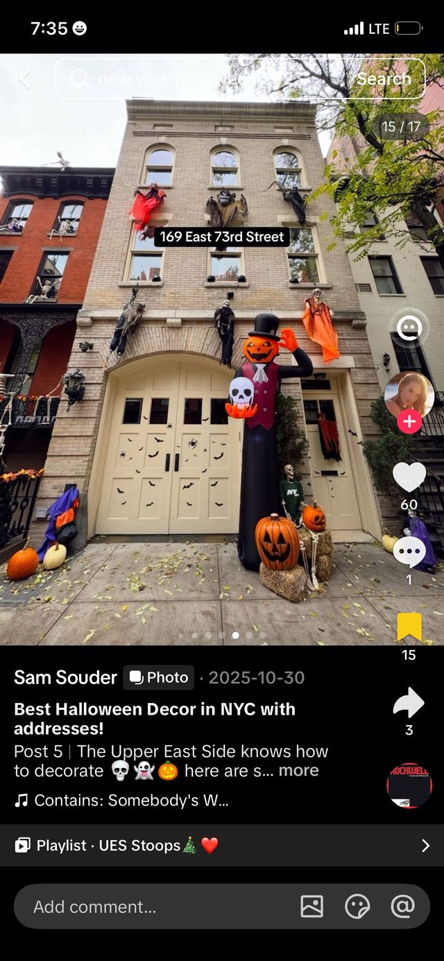 150 E 74th St Stoop Display