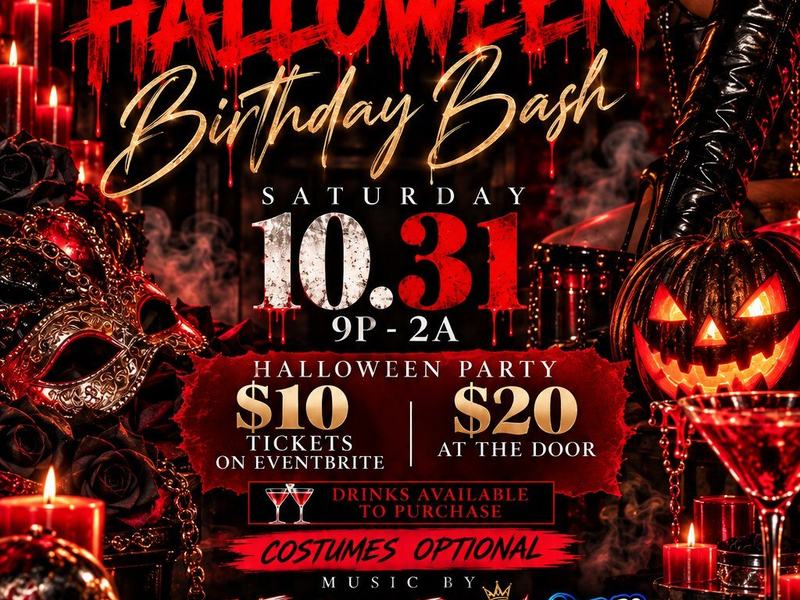 Nardo's Halloween Birthday Bash — Booker's, Camden · Sat Oct 31 · 9pm–2am · 21+