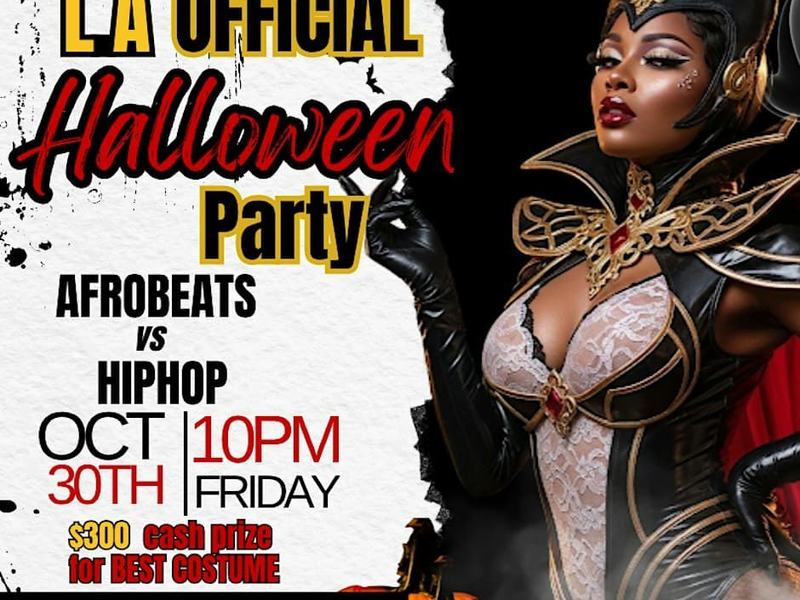 LA Official Halloween Party — Club Lagos · Fri Oct 30