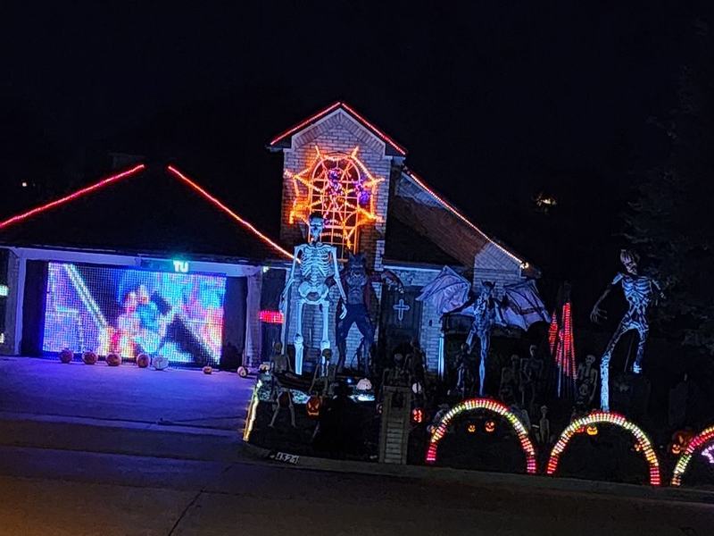 Coco theme light show