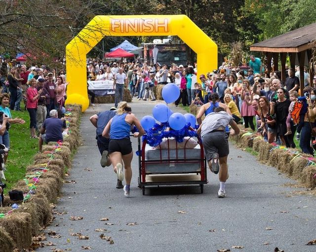 Blairstown Fall Festival and Bed Races — Saturday, October 17, 2026, 10:00 AM – 4:00 PM (races at 12 PM)