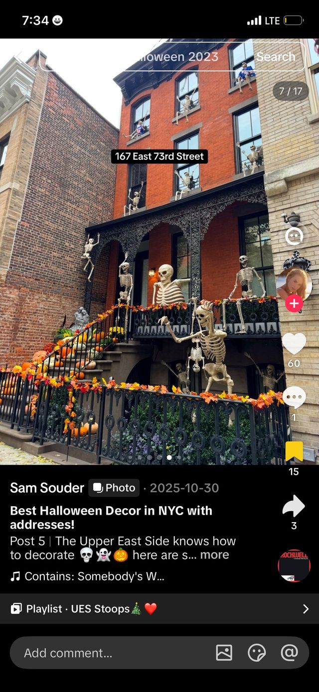 163 E 70th St Stoop Display
