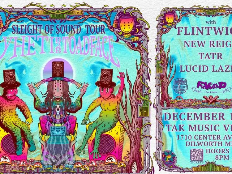 Sleight of Sound Tour: Yheti b2b Toadface — TAK Music Venue · Sat Dec 12