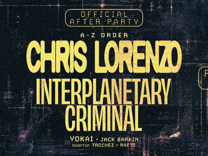 Chris Lorenzo, Interplanetary Criminal, Yokai, Jack Barkin, Makobo, Trochez, Raetz — Celine · Fri Nov 6