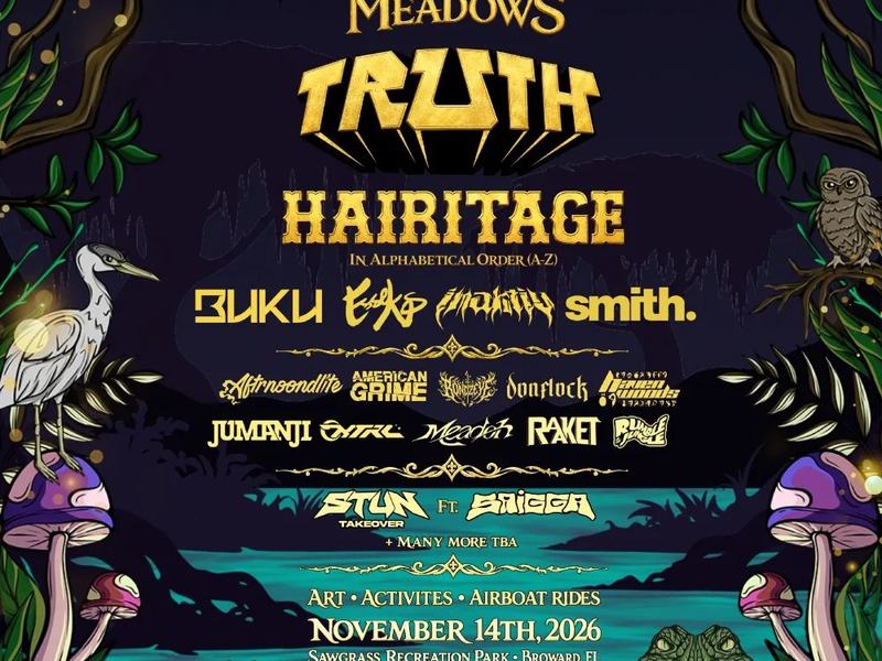 Sacred Meadows Art & Music Project — Sawgrass Recreation Park · Sat Nov 14