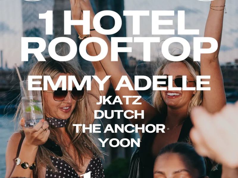 Above(Ten): Emmy Adelle, JKATZ — Harriet's Rooftop Brooklyn · Sat Nov 7