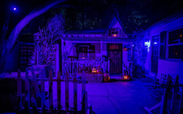 Spooky Q Haunt — 308 Spruce Dr, Brick, NJ (Mike and Regan Quilty's elaborate yard setup: graveyard, rot)