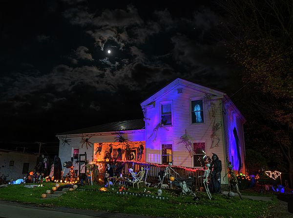 Display at 73 George Ave — 73 George Ave, Old Bridge, NJ (Neighbor-recommended Halloween display.)