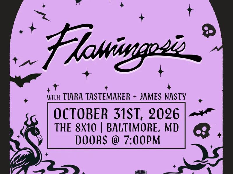 Flamingosis, James Nasty — The 8x10 · Sat Oct 31