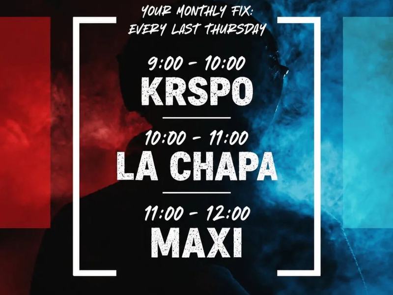 La Chapa, KRSPO, Maxi. — Bar@548 · Thu Oct 29