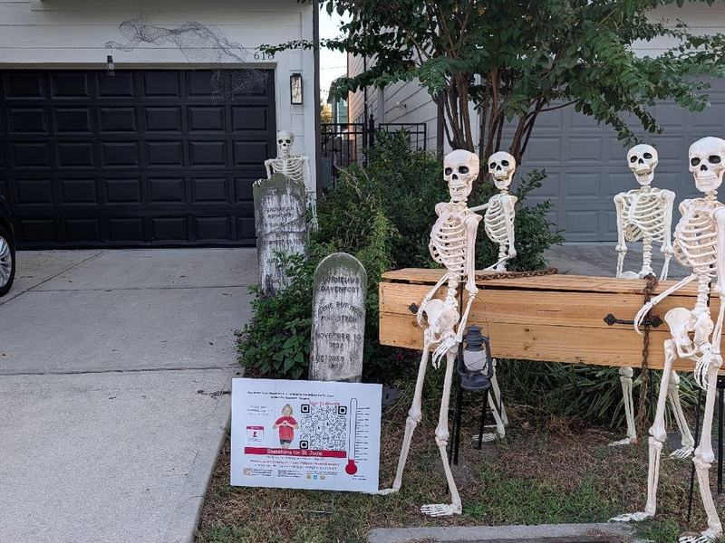 skeleton pallbearers