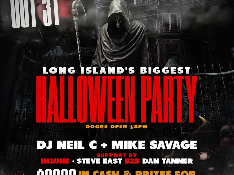 Halloween 2026: Long Island's Biggest Halloween Party — Mulcahy's · Sat Oct 31 · 9pm · 21+