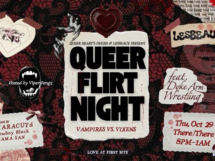 Queer Flirt Night — 468 25th Street · Thu Oct 29