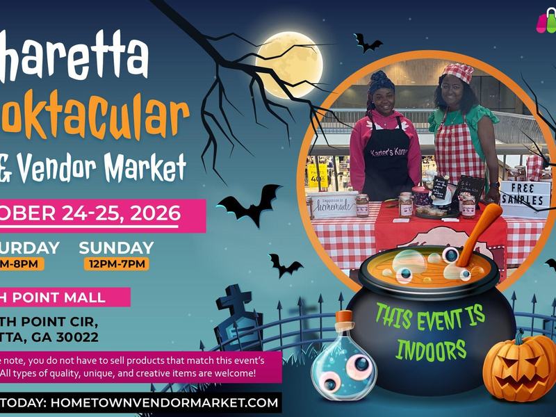 Spooktacular Craft & Vendor Market — North Point Mall, Alpharetta · Oct 24 & 25 · FREE