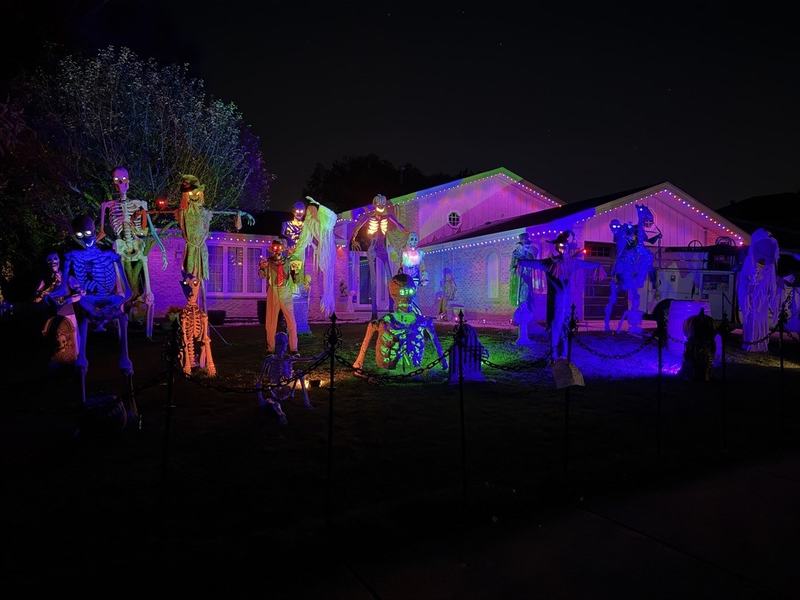 Brook Hill Drives Halloween House