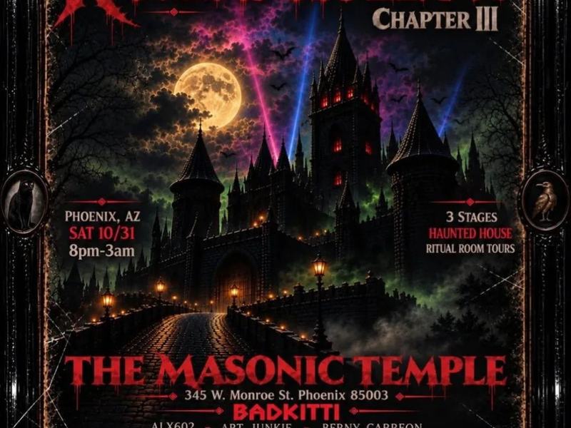 Ragers Hollow III: Badkitti — The Masonic Temple · Sat Oct 31
