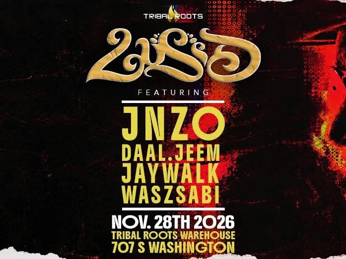 Tribal Roots Presents: LuSiD — Tribal Roots Warehouse · Sat Nov 28