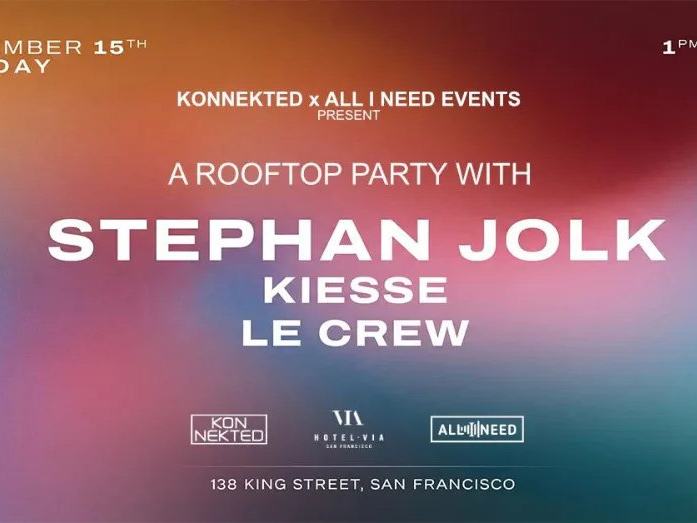 A Rooftop Party: Stephan Jolk — Hotel VIA · Sun Nov 15