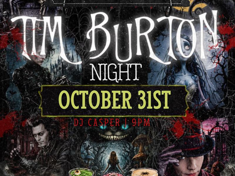 Tim Burton Night — The Ashford, Jersey City · Sat Oct 31 · 9pm–3am · 21+