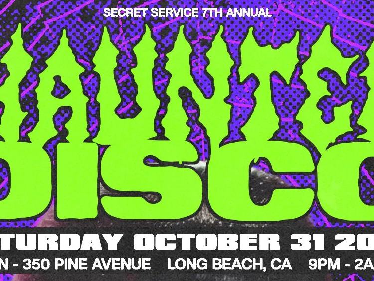 secretservicelbc, LARSā, Kharachi, Swanya, Freaky-Deaky, Patrick Rubio, LVKATONY + more — 350 Pine Avenue · Sat Oct 31