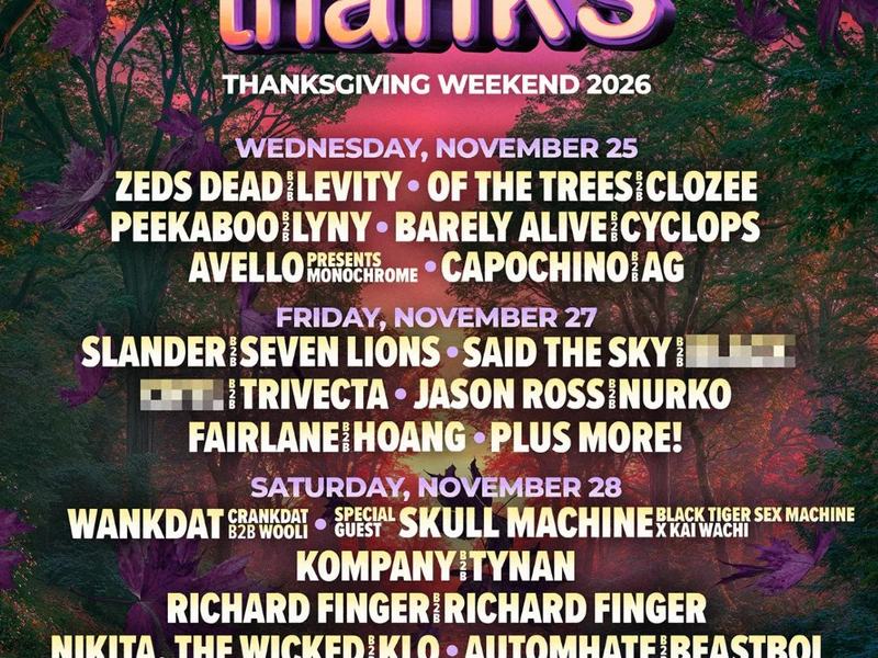 Give Thanks Festival — San Jose Convention Center · Wed Nov 25–28