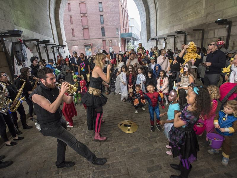 Dumboween: March to the Arch + Archway Party — DUMBO · Sat Oct 31 · 3pm · FREE