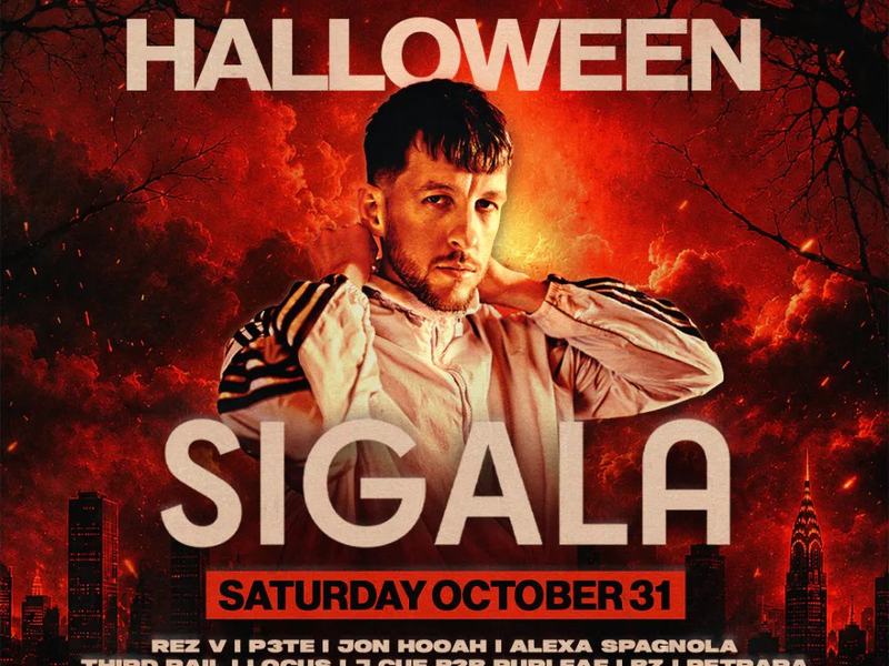 Sigala — Musica NYC · Sat Oct 31
