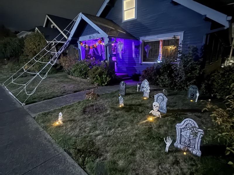 Web and Tombstone Candy Stop