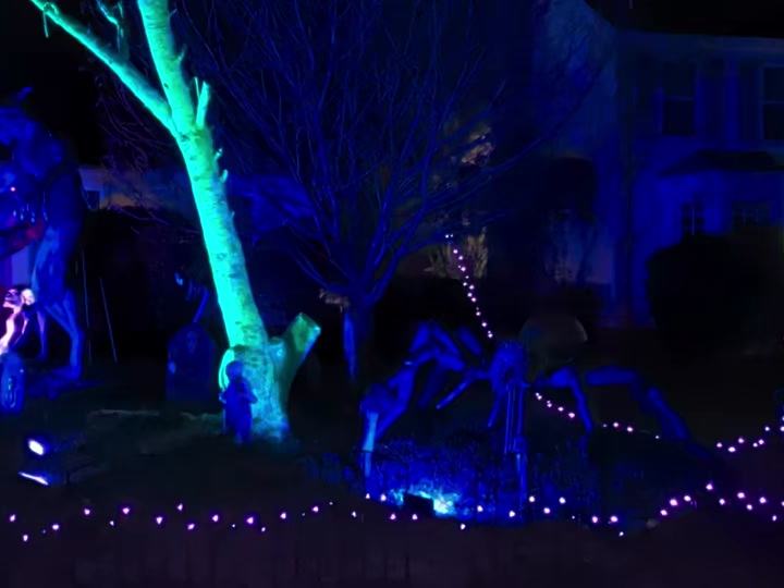 1449 Round Hill Drive Halloween House