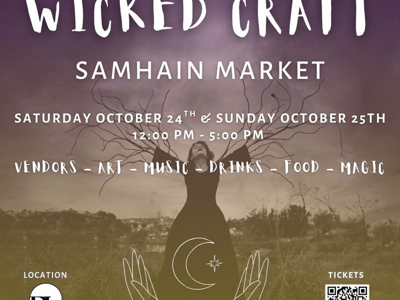 Wicked Craft Samhain Market — Rae Loft, Portland · Oct 24 & 25 · 12–5pm · FREE