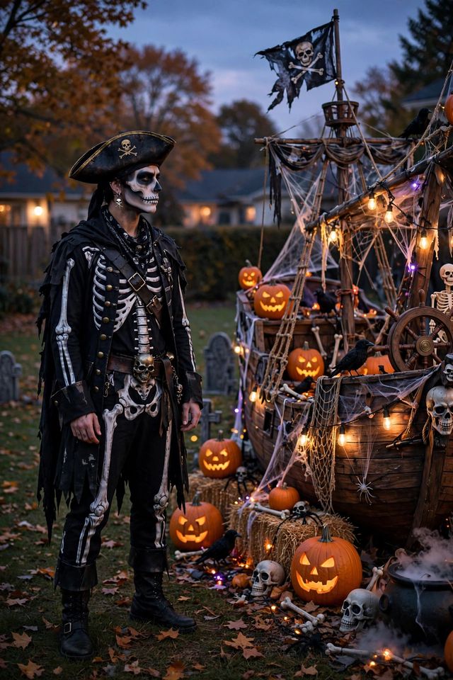 Skeleton Pirate Captain