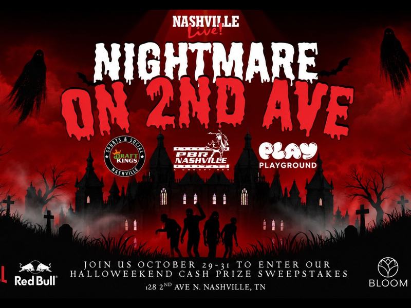 Nightmare on 2nd Ave — Nashville Live! · Sat Oct 31