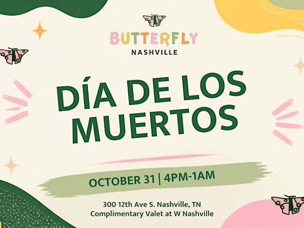 Día de los Muertos at Butterfly · Sat Oct 31
