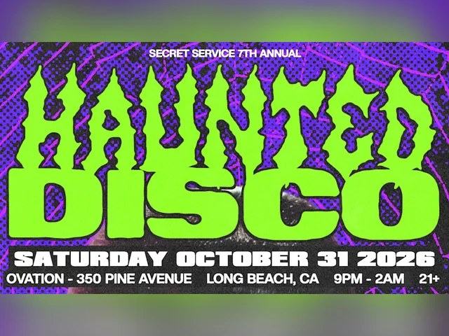7th Annual Haunted Disco — Ovation Square, Long Beach · Sat Oct 31