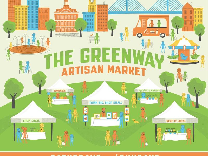 Greenway Artisan Market — Rose Kennedy Greenway, Boston, MA · Sat, Oct 24 & Sat, Oct 31 · 11:00 AM–5:00 PM · Free