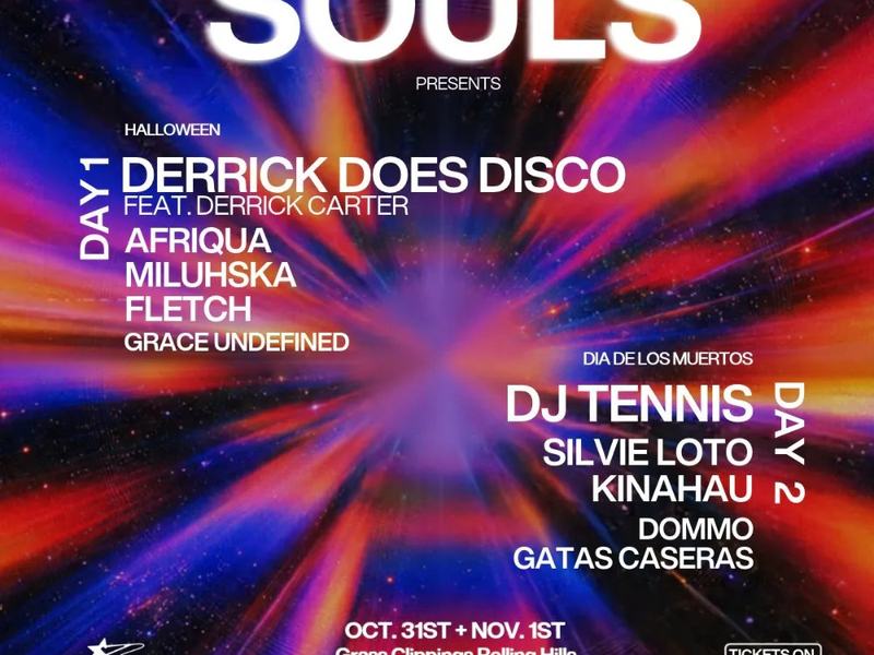 SOULS: Afriqua, Derrick Carter, Fletch, Silvie Loto, DJ Tennis, KinAhau + more — Grass Clippings Rolling Hills · Sat Oct
