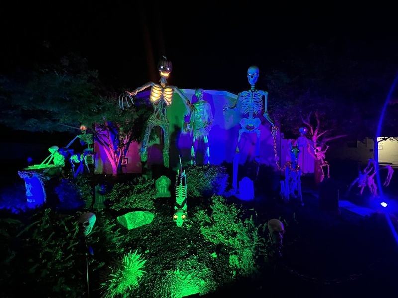 Neon Halloween on Broadmoor