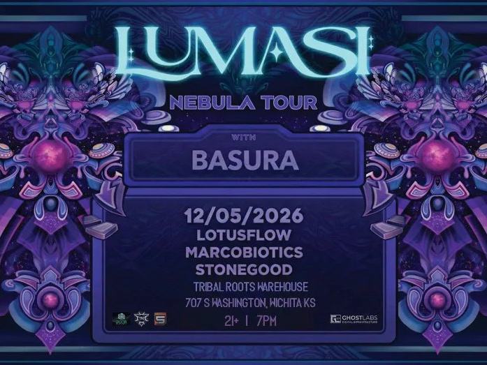 Tribal Roots Presents: Lumasi — Tribal Roots Warehouse · Sat Dec 5