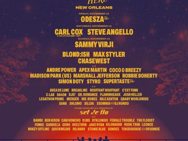 We Belong Here - New Orleans — Woldenberg Park · Fri Nov 13–15