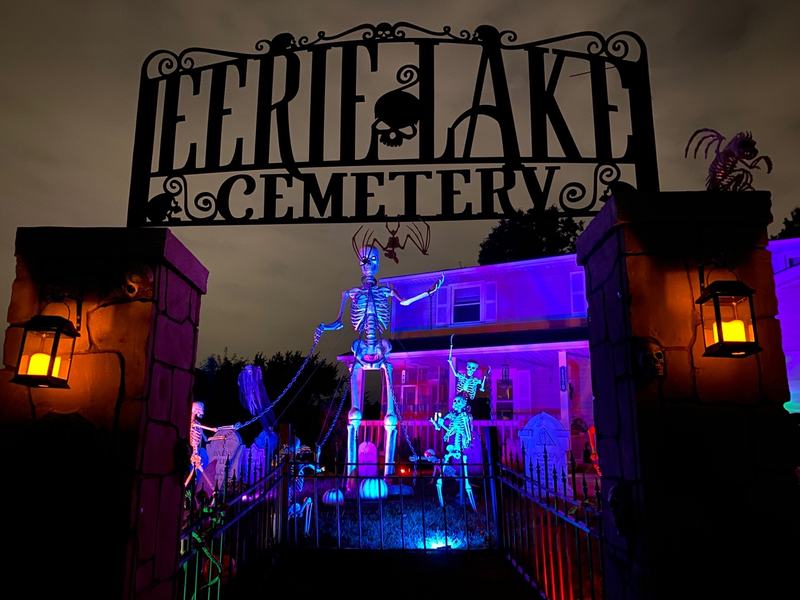 eerie lake cemetery