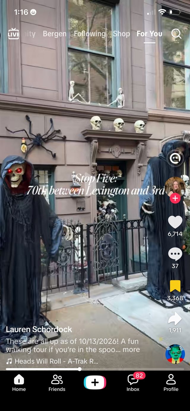 UES Halloween Tour Stop Five — E 70th St between Lexington and 3rd